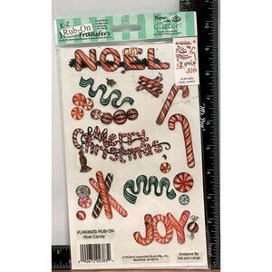 Royal Langnickel EZ RUB ON Transfer NOEL JOY CANDY LANG362G BY DELANE LANGE